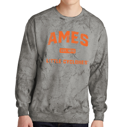 Comfort Colors Colorblast Crewneck Sweatshirt (Adult) - Ames Est 1870