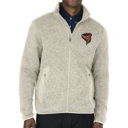 Charles River Men's Heathered Fleece Jacket - Choose Your Design